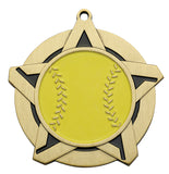 Softball Super Star Medal