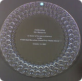 Etched Glass Dish