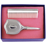 Girl’s Embossed Brush and Comb Gift Set