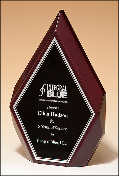 Rosewood Diamonds with aluminum plate