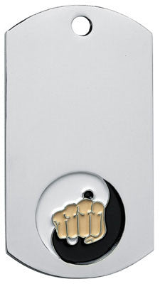 Karate  Dog Tag with chain