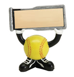 Softball Head Resin Figures
