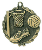 Netball Wreath Medal