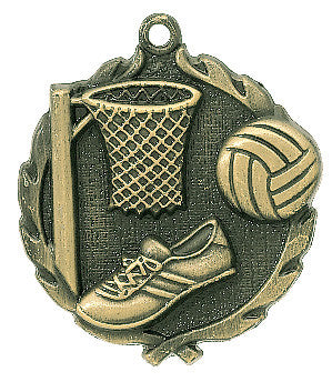 Netball Wreath Medal