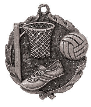 Netball Wreath Medal