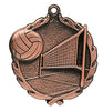 Volleyball Wreath Medal