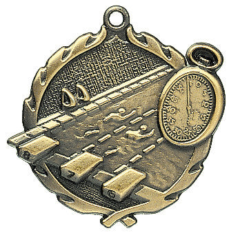 Swimming Wreath Medal