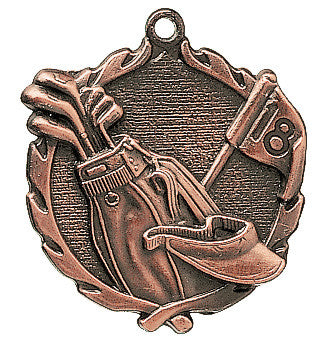 Golf Wreath Medal