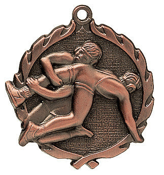 Wrestling Wreath Medal