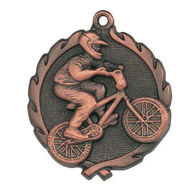 BMX Racing Wreath Medal