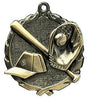 Baseball Wreath Medal