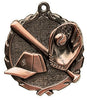 Baseball Wreath Medal
