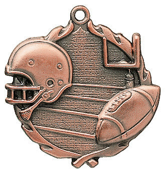 Football Wreath Medal