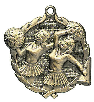 Cheerleader Wreath Medal