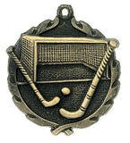 Field Hockey Wreath Medal