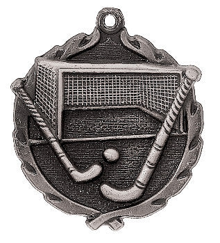 Field Hockey Wreath Medal