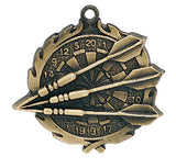 Darts Wreath Medal