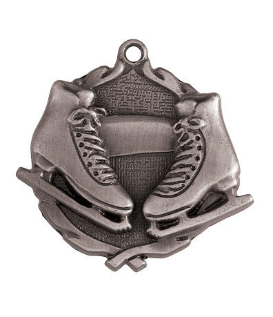 Ice Skating Wreath Medal
