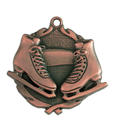 Ice Skating Wreath Medal