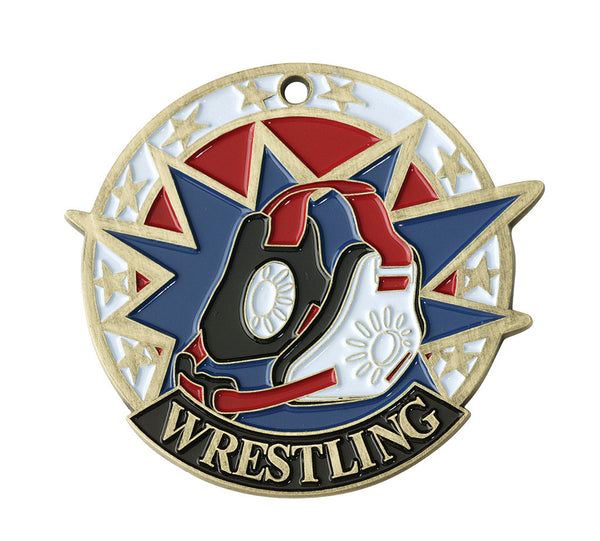 Wrestling USA Sport Medal