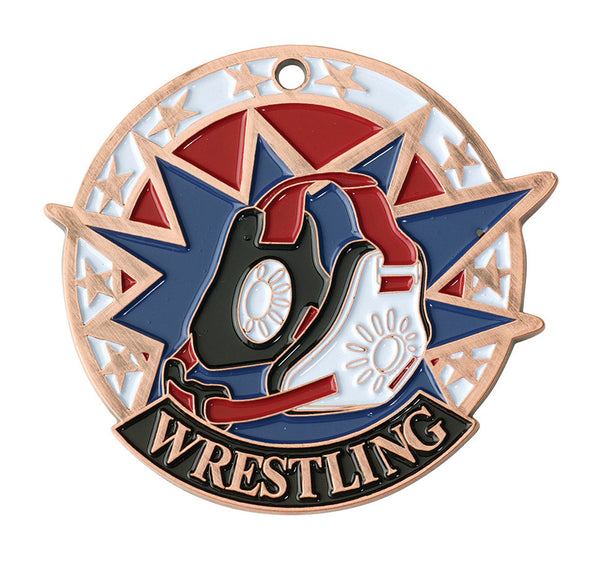 Wrestling USA Sport Medal