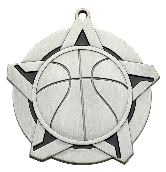 Basketball Super Star Medal