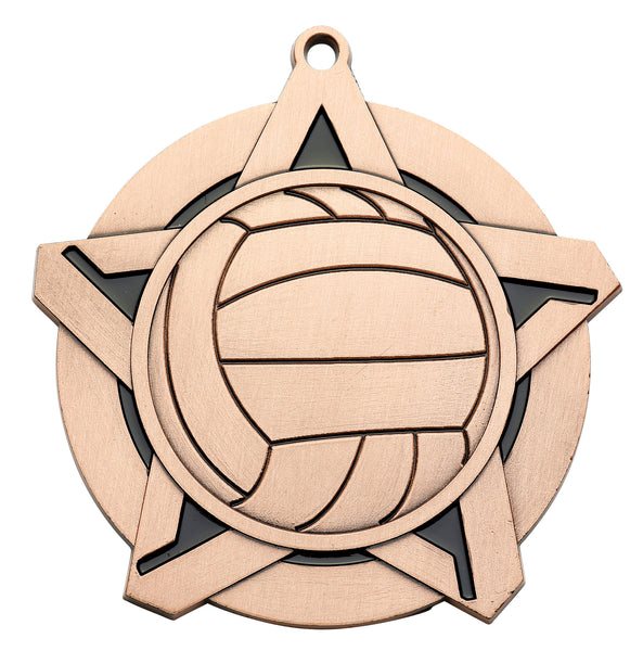 Volleyball Super Star Medal