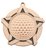 Golf Super Star Medal