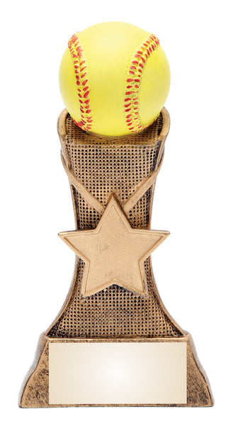 Softball Triumph Award with Star