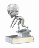Swimming Bobble head Resin Figure