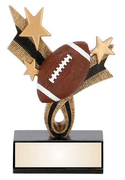 Football Color Resin Figures with stars