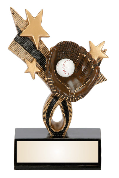 Baseball Color Resin Figures with stars