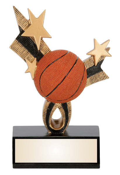 Basketball Color Resin Figures with stars