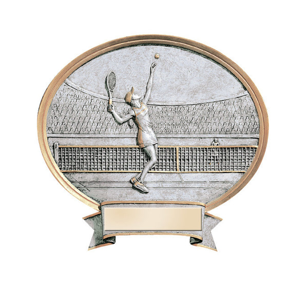 Tennis Resin Shield Oval