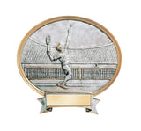 Tennis Resin Shield Oval