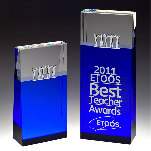 Together Blue Block Tower