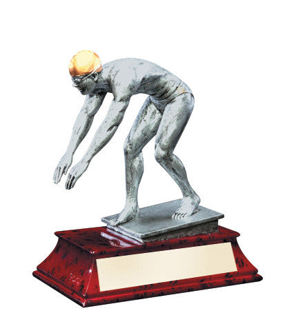 Swimming Elite Action Figure Resin Award