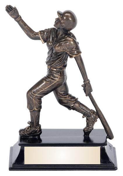 Softball Action Resin Award