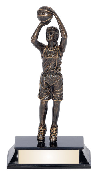 Basketball Action Resin Award
