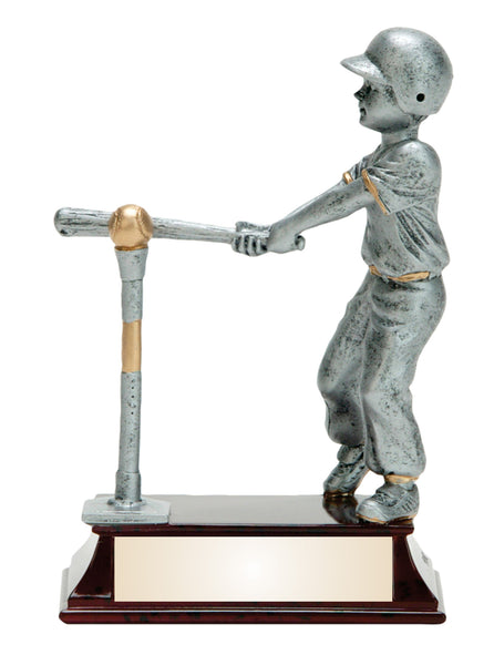 T-ball Silver Resin Figure Award