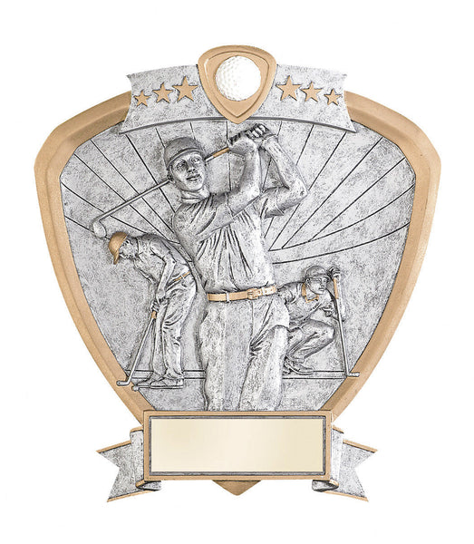 Golfer Legend Resin Shield