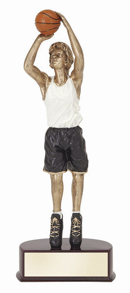Basketball Action Color Resin Award