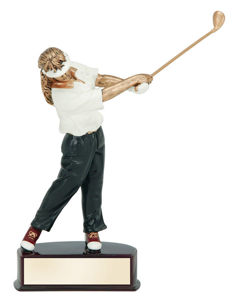 Golf Action Color Resin Award