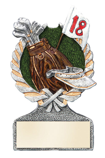 Golf Full Color Resin Award