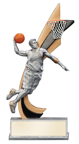 Basketball Action Power Resin Figure Award