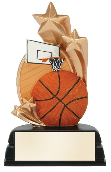Basketball Resin Star Award