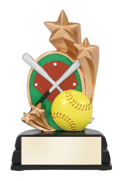 Softball Resin Star Award