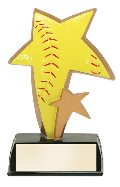 Softball Star Resin Figure Award