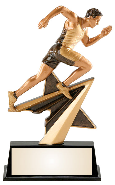 Track Star Power Resin Figure Award