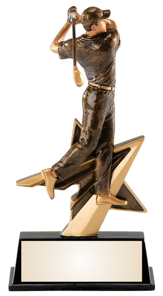 Golf Star Power Resin Figure Award